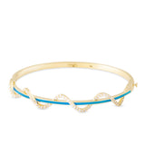 Saturn Bangle Blue