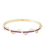 Saturn Bangle Purple