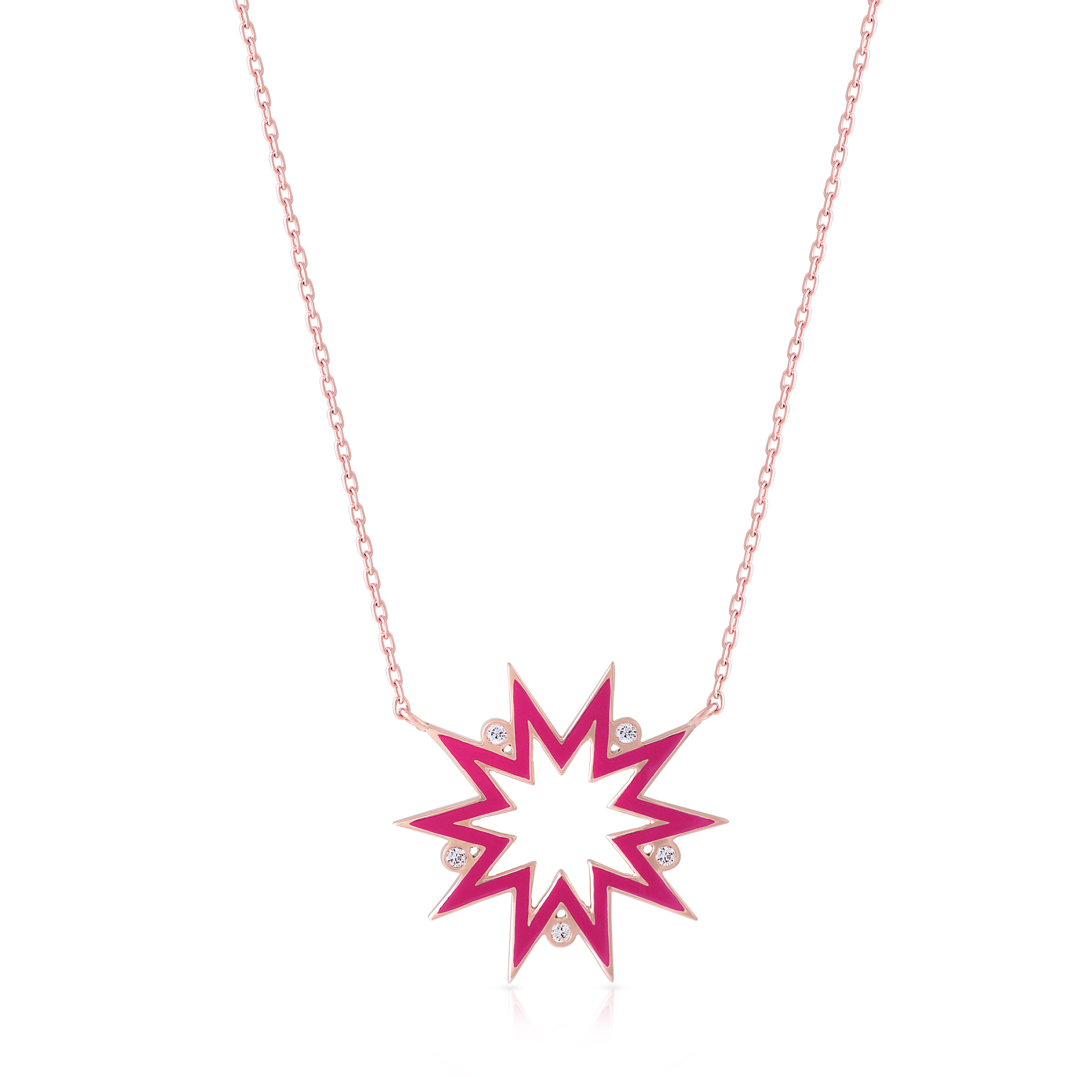 CTR or Choose The Right Necklace with White CTR Charm and Pink Star Ch -  Shop Ringmasters