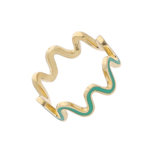 Wavy Allure Green